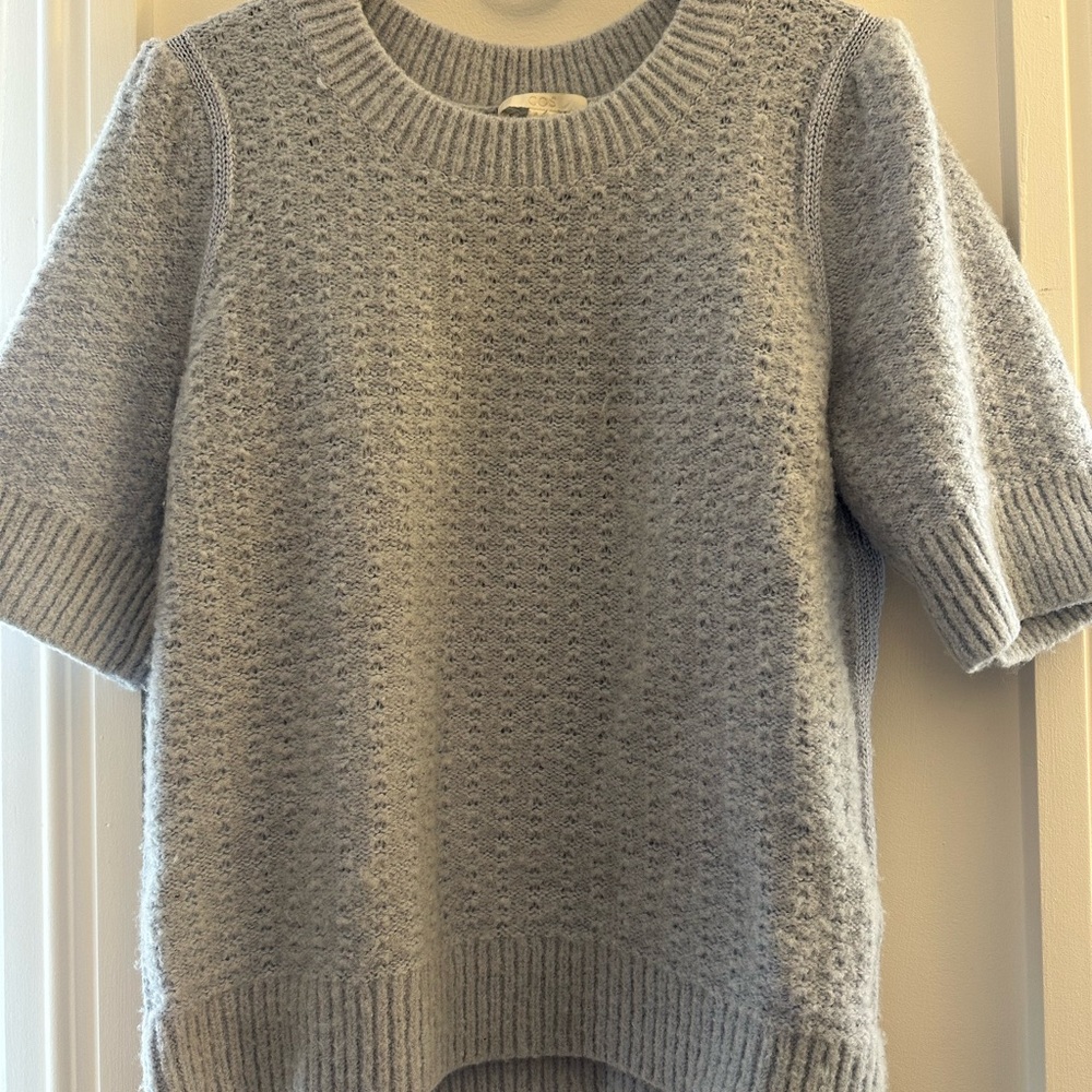 Women's Blue Knit Sweater